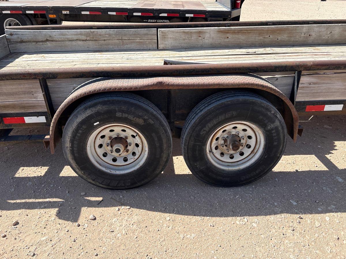 Used 2013 CENTEX TRAILERS 20’ X 6.5’ T/A GOOSENECK TRAILER