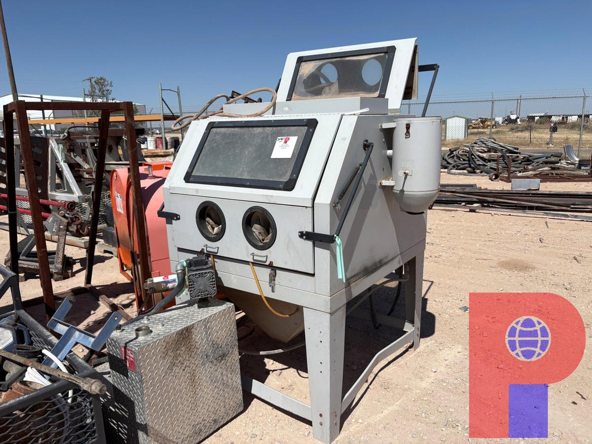 Used 47” X 51” X 66” SANDBLASTING CABINET
