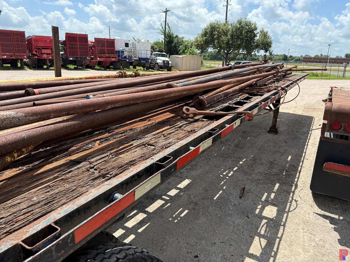 Used 2012 CLARK TRAILER SERVICE 45' X 102" TRI AXLE FLATBED OILFIELD FLOAT TRAILER