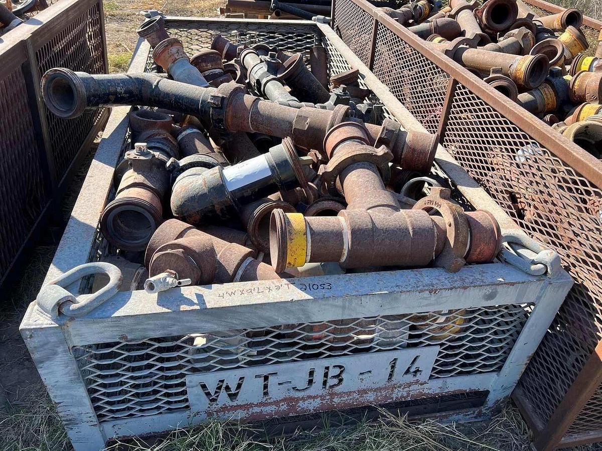 Used 4’WX9’LX2’T TOOL BASKET W/CONTENTS