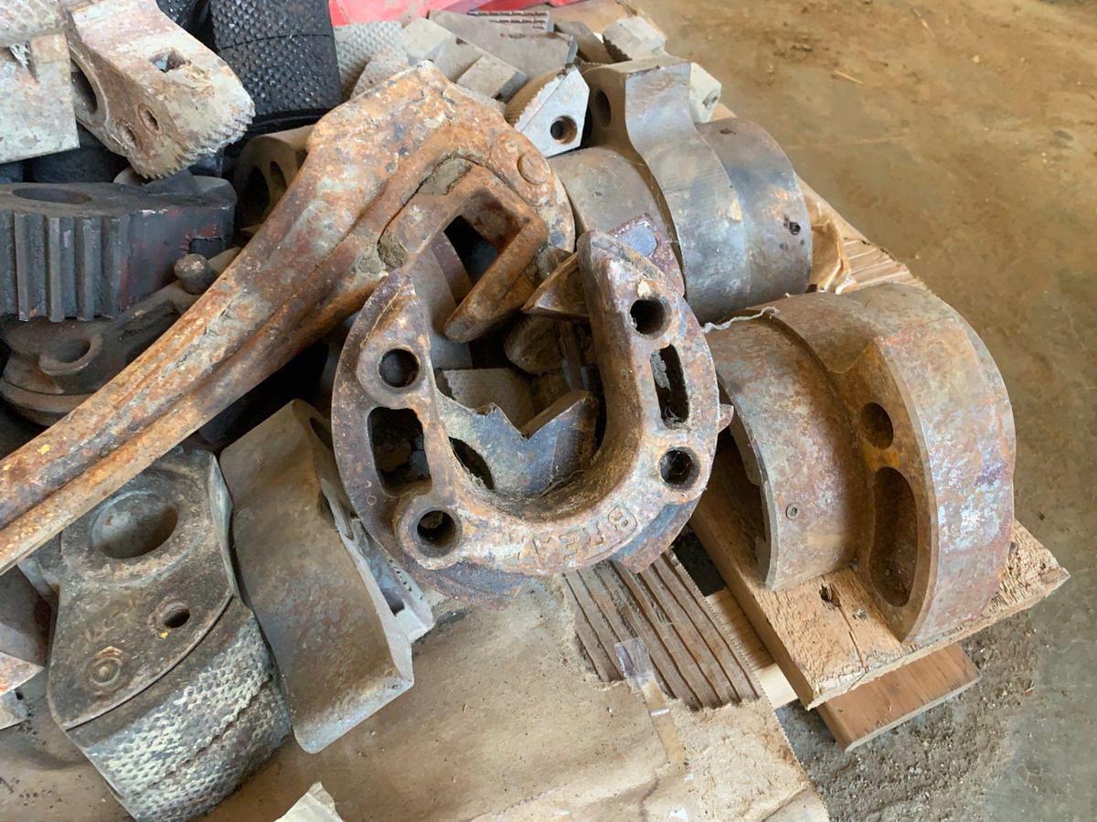 Used Pallet of Power Tongs Parts and Components