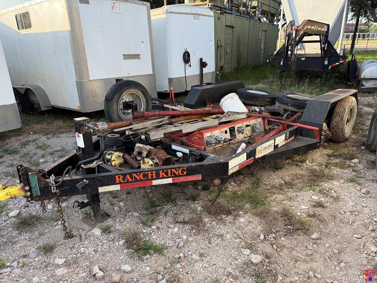 Used 2018 AMERITRAIL 14’ T/A STEEL BED BUMPER PULL TRAILER