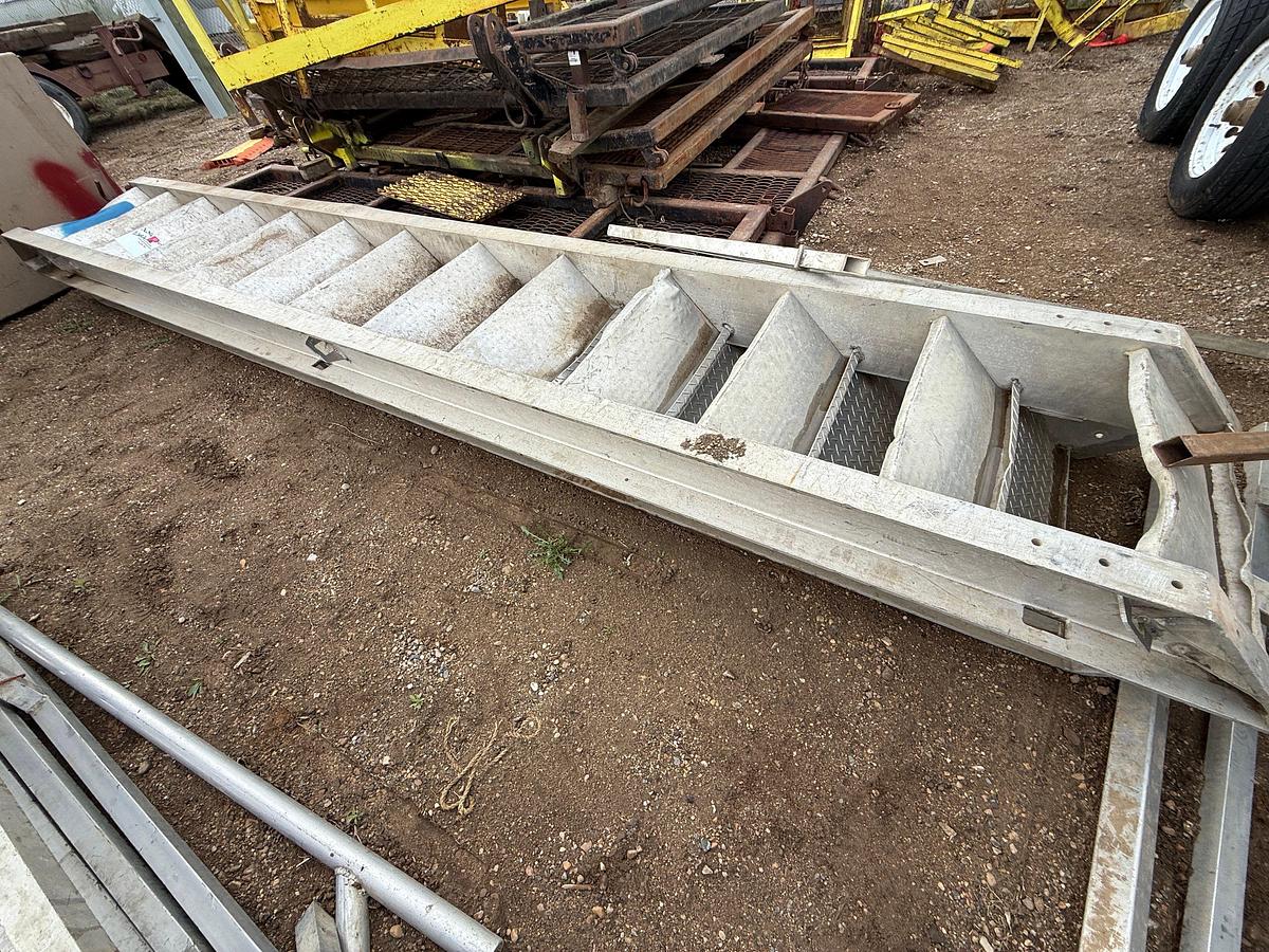 Used (3) 14’ ALUMINUM RIG LADDERS