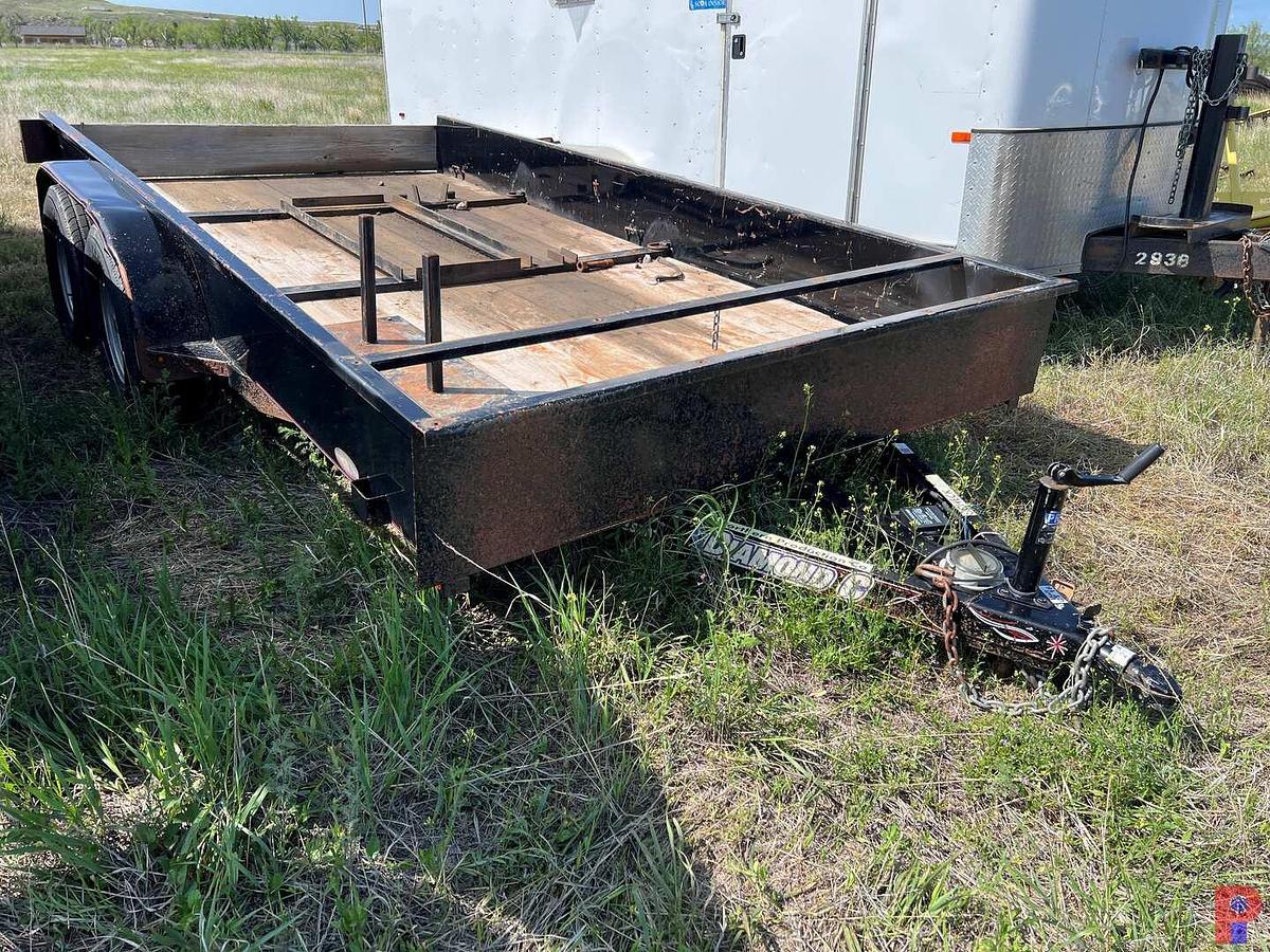 Used 2014 DIAMOND C 14'L X 7'W T/A UTILITY TRAILER