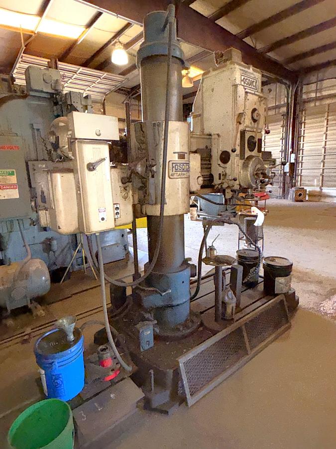 Used FOSDICK (U.S. NAVY) 4FT. ARM-13” COL. RADIAL ARM DRILL PRESS