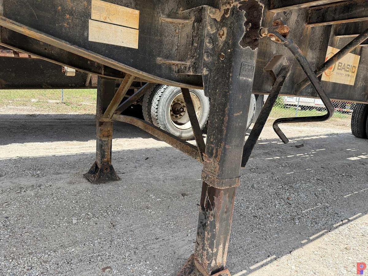 Used 2012 CLARK TRAILER SERVICE 45' X 102" TRI AXLE FLATBED OILFIELD FLOAT TRAILER
