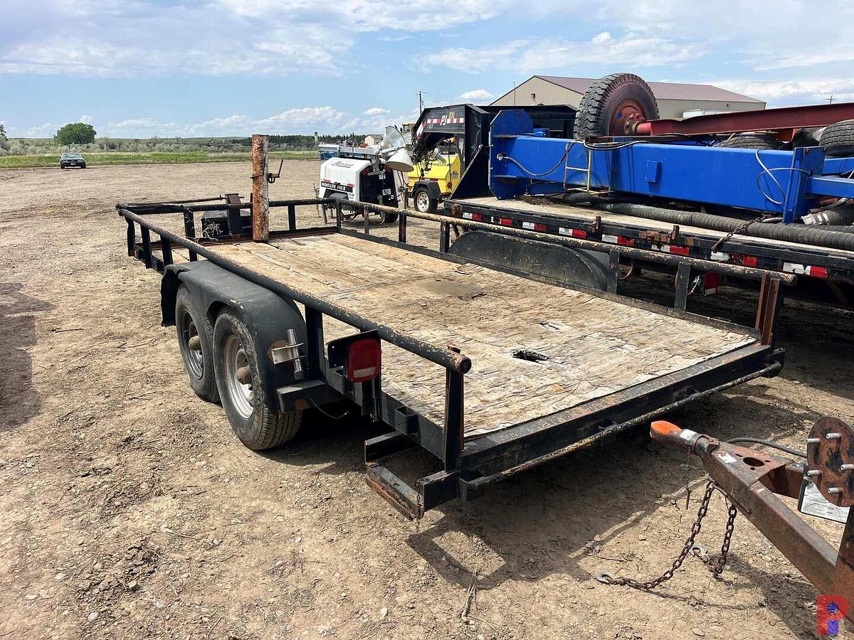 Used SHOPBUILT 16’ T/A BP UTILITY TRAILER
