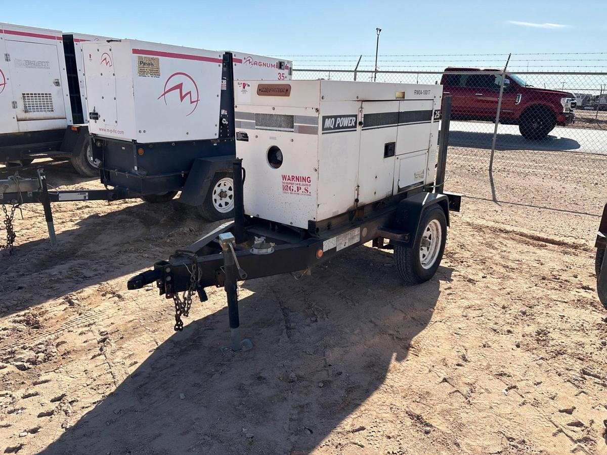 Used 2005 WHISPERWATT 25KW S/A BUMPER PULL GENERATOR