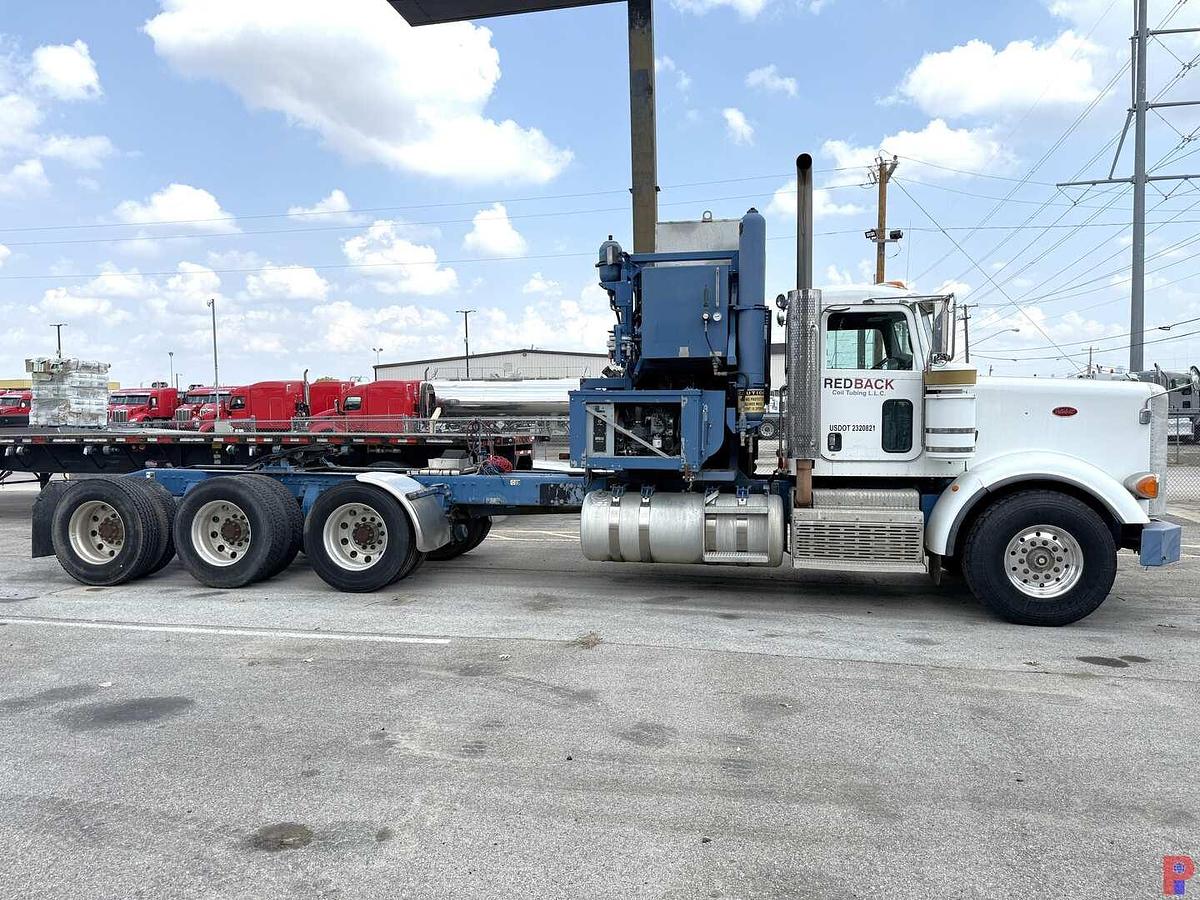 Used 2012 PETERBILT 367 TRI-DRIVE COILD TUBING HEAVY HAUL TRUCK