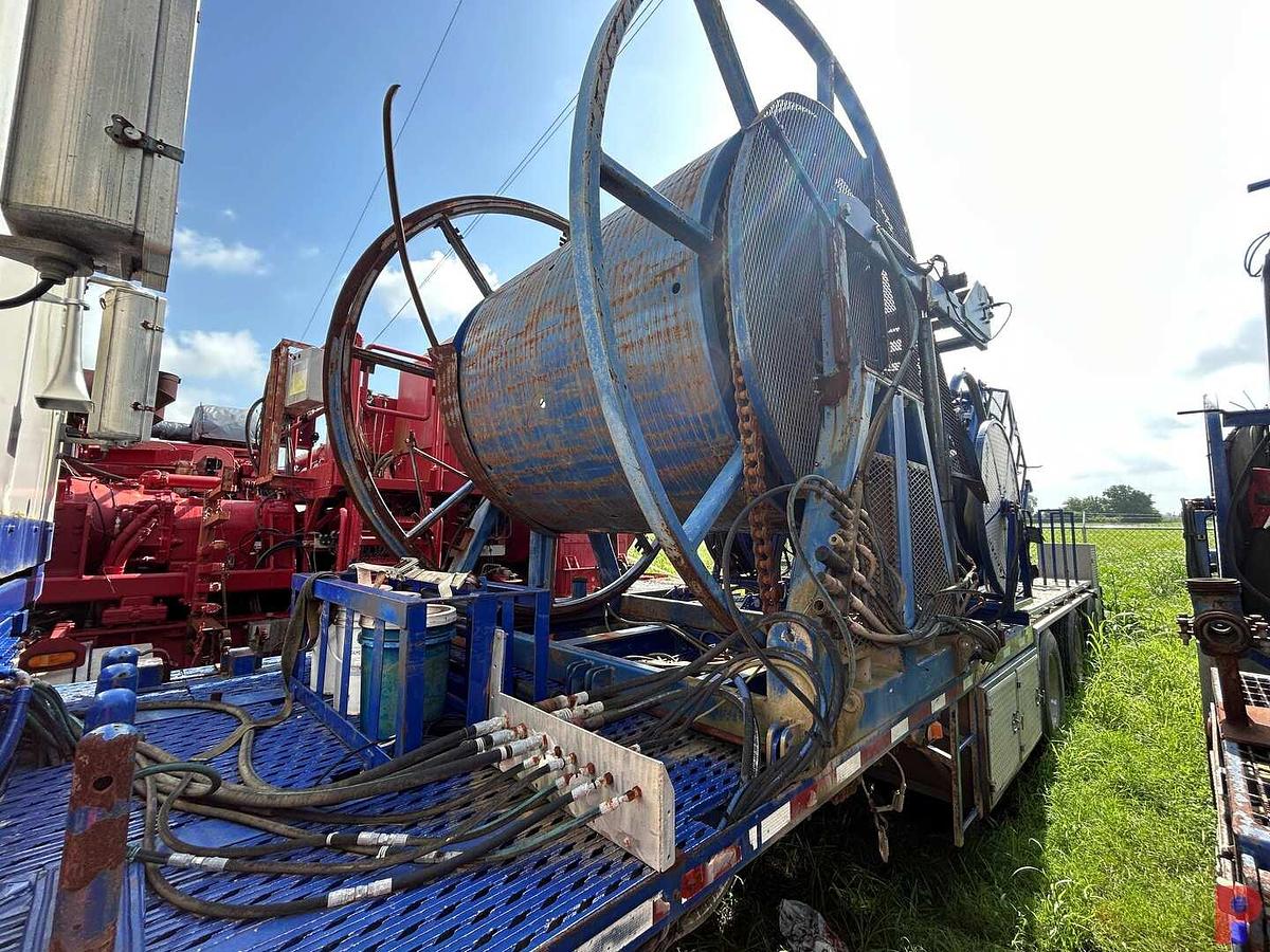 Used LEADER ENERGY COILED TUBING UNIT ON TRI AXLE TRAILER