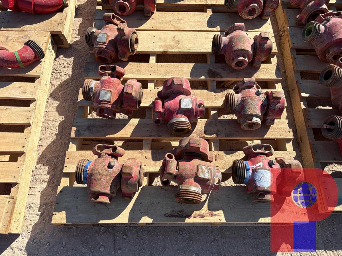 Used (8) TSI 2” 1502 PLUG VALVES