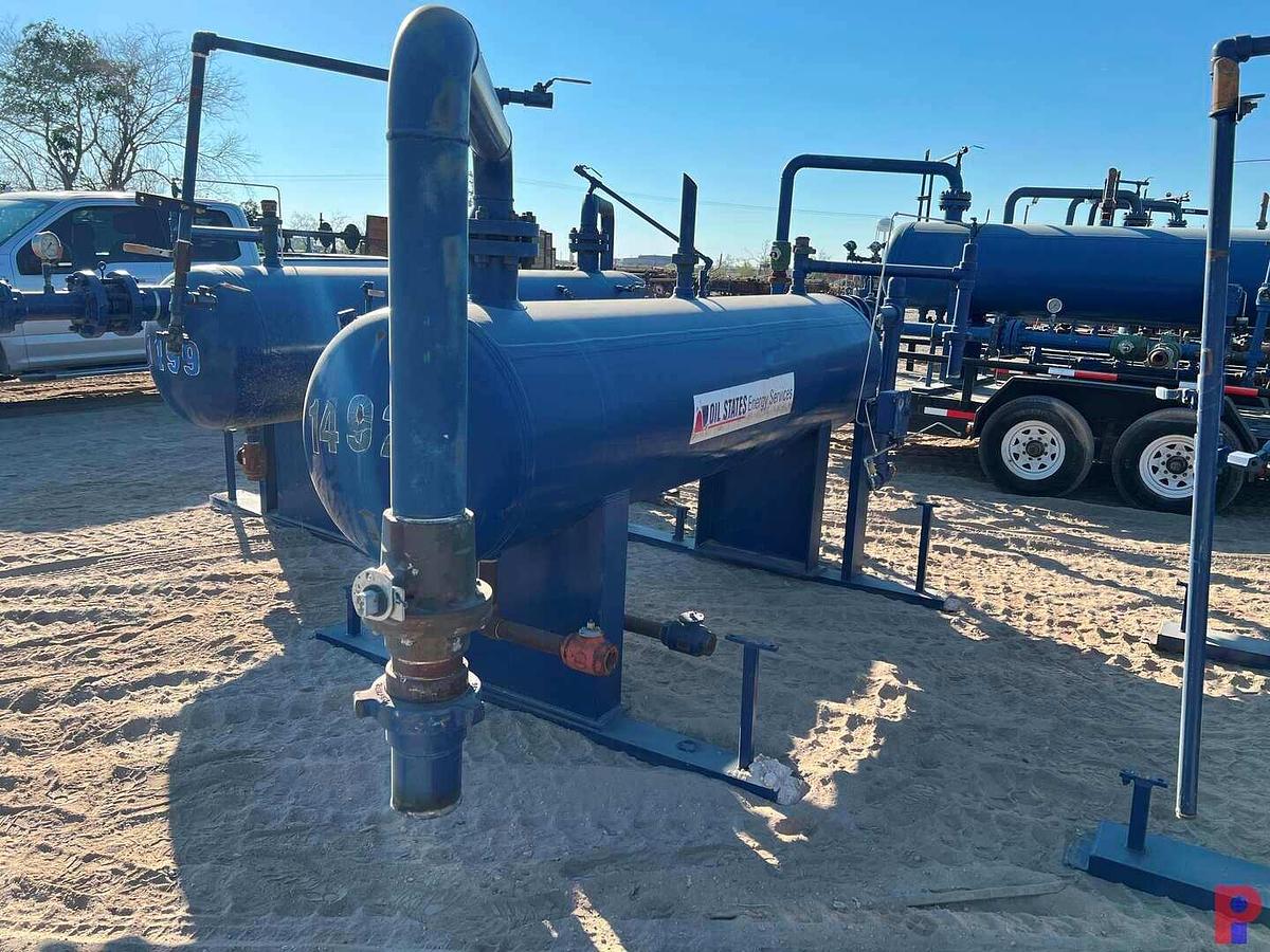 Used 10’ X 30” 1440PSI HORIZONTAL SEPARATOR