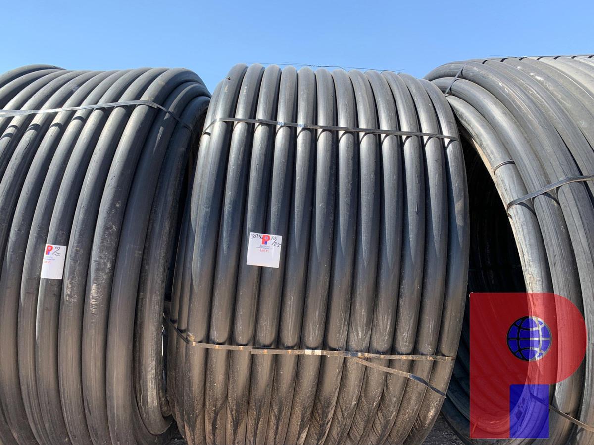 Used 1,000 FOOT ROLL OF 3” IPS DR9 POLY PIPE