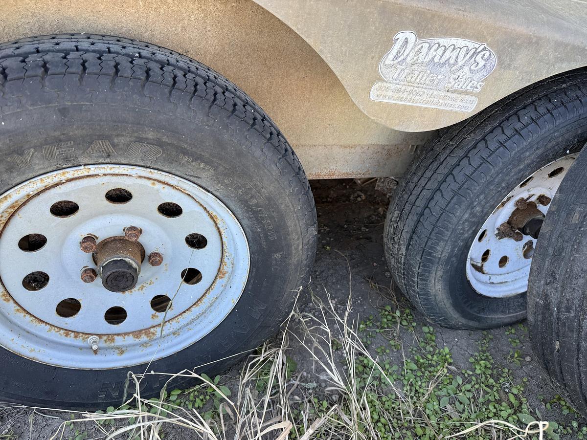 Used 12’ T/A BUMPER PULL DOGHOUSE TRAILER