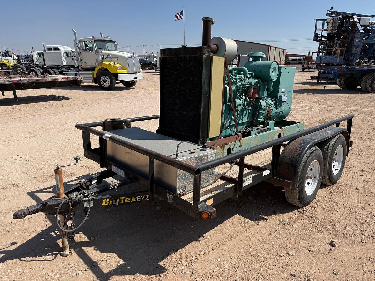 Used 2014 BIG TEX 12’ X 6.5’ T/A BUMPER PULL GENERATOR TRAILER