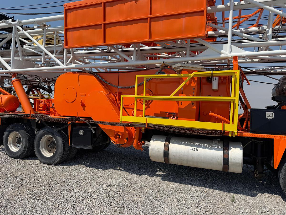 Used Refurbished 1981 FRANKS 1287/160 DTD-HT Well Service Rig (102x230k Mast)