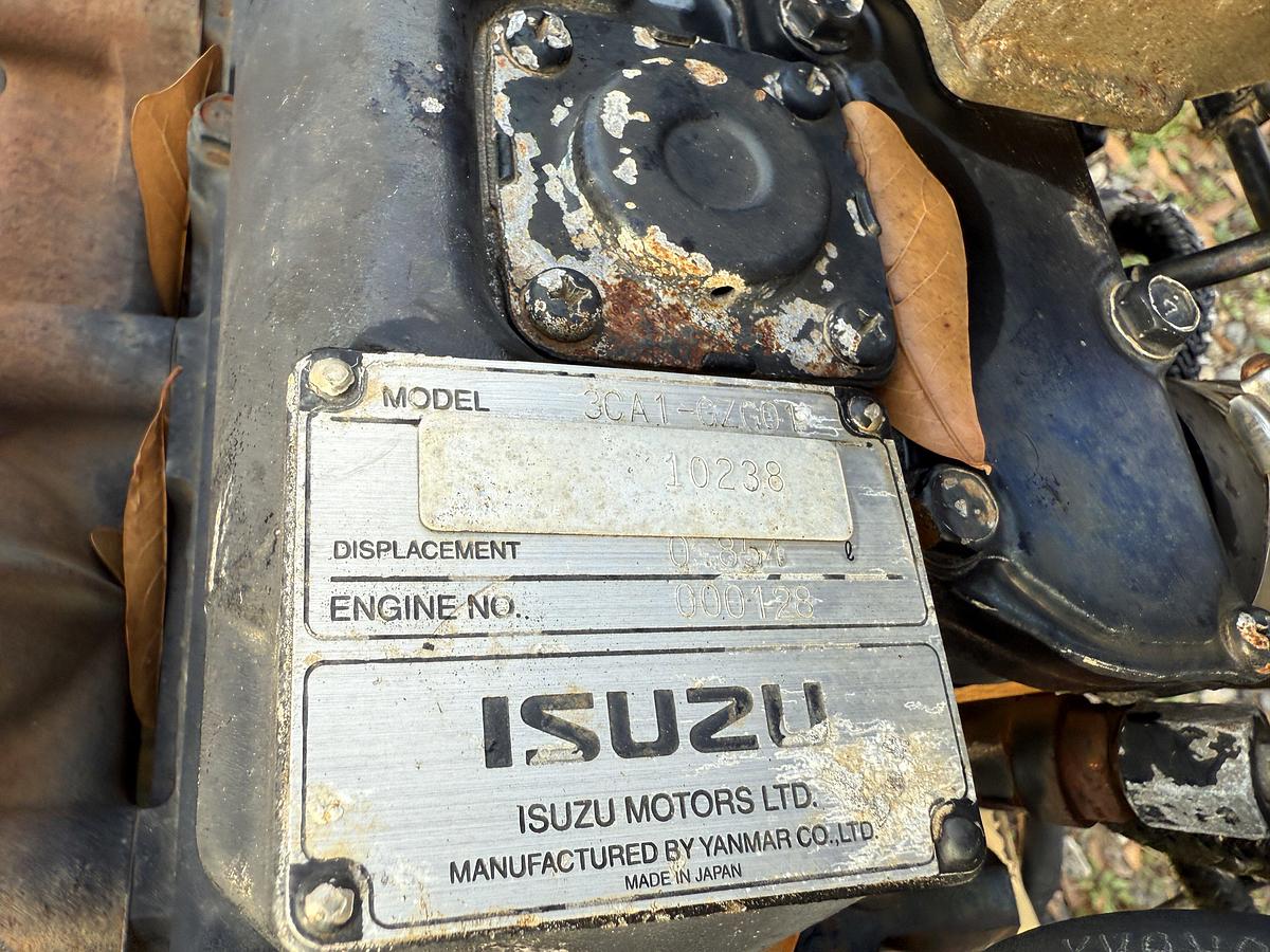 Used ISUZU 3CA1-GZG01 3 CYL DIESEL ENGINE, & KOHLER COMMAND PRO 13 GAS ENG W/  IR AIR COMPRESSOR