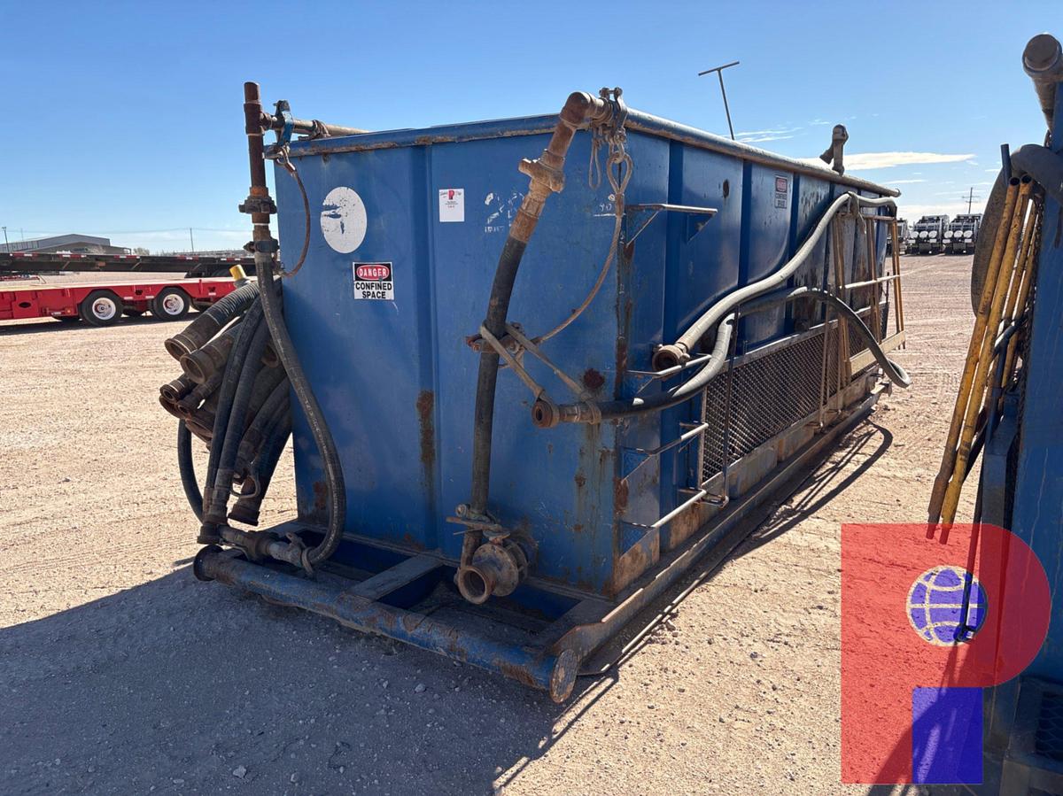 Used 18’ x 6’ x 6’ open top fluid tank