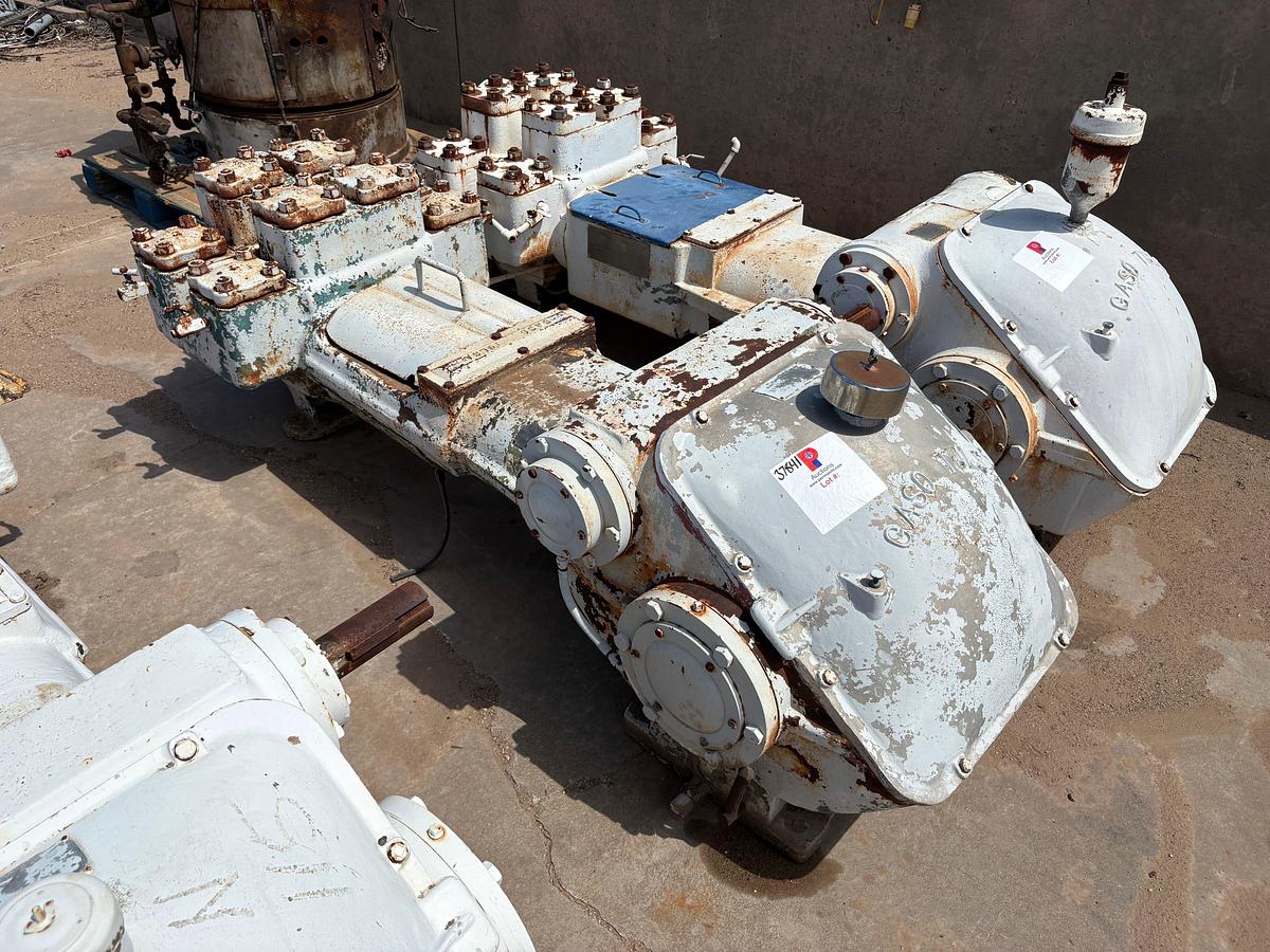 Used Gaso 1500 series 2-1/2 — 5x10 duplex pump