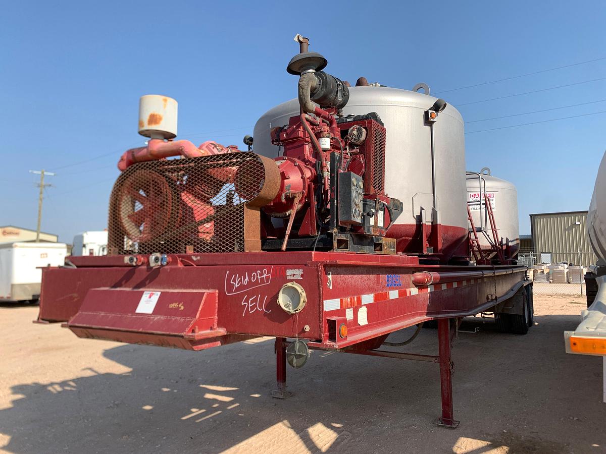 Used 2006 SUMI Dual pod t/a dry bulk tank trailer