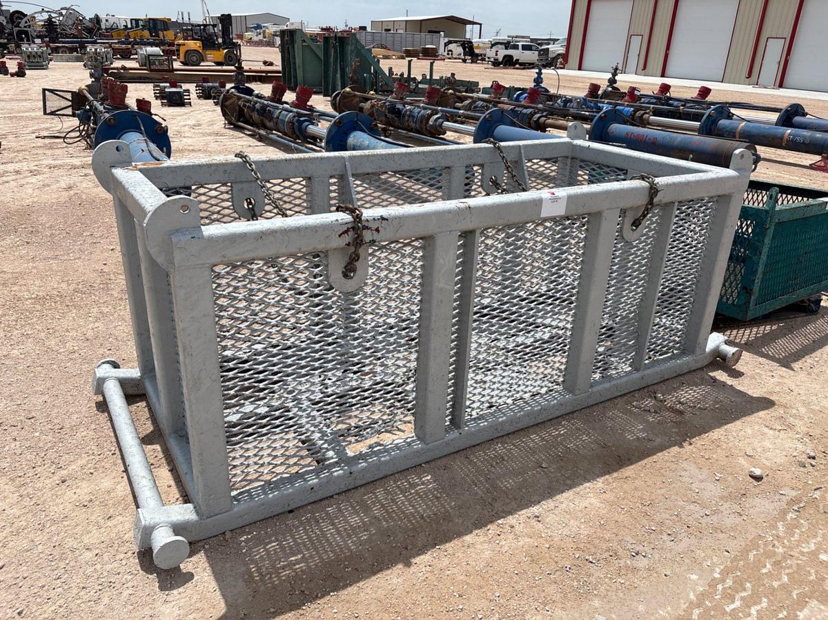 Used 9’ x 4’bx 3.5’ tool basket
