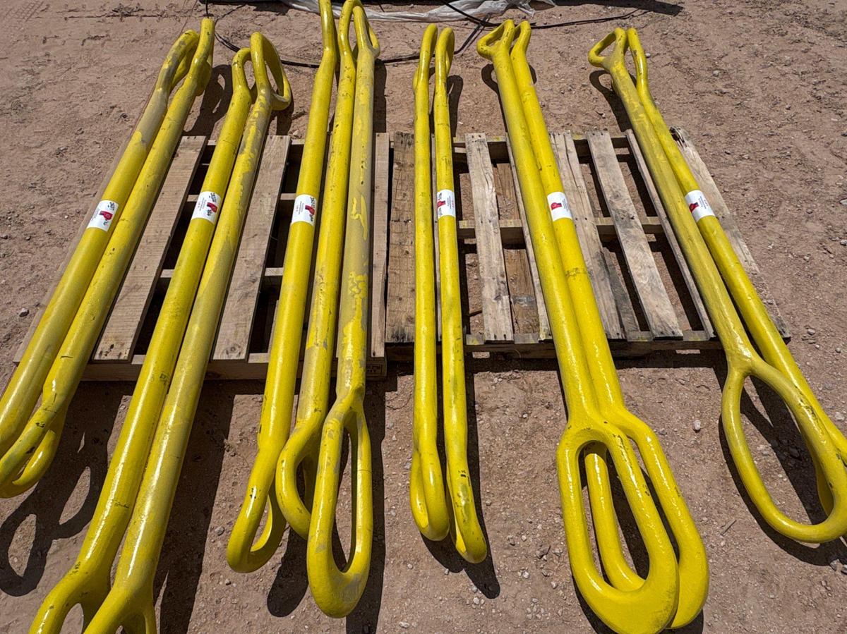 Used (2) 1-3/4” x 88” elevator links