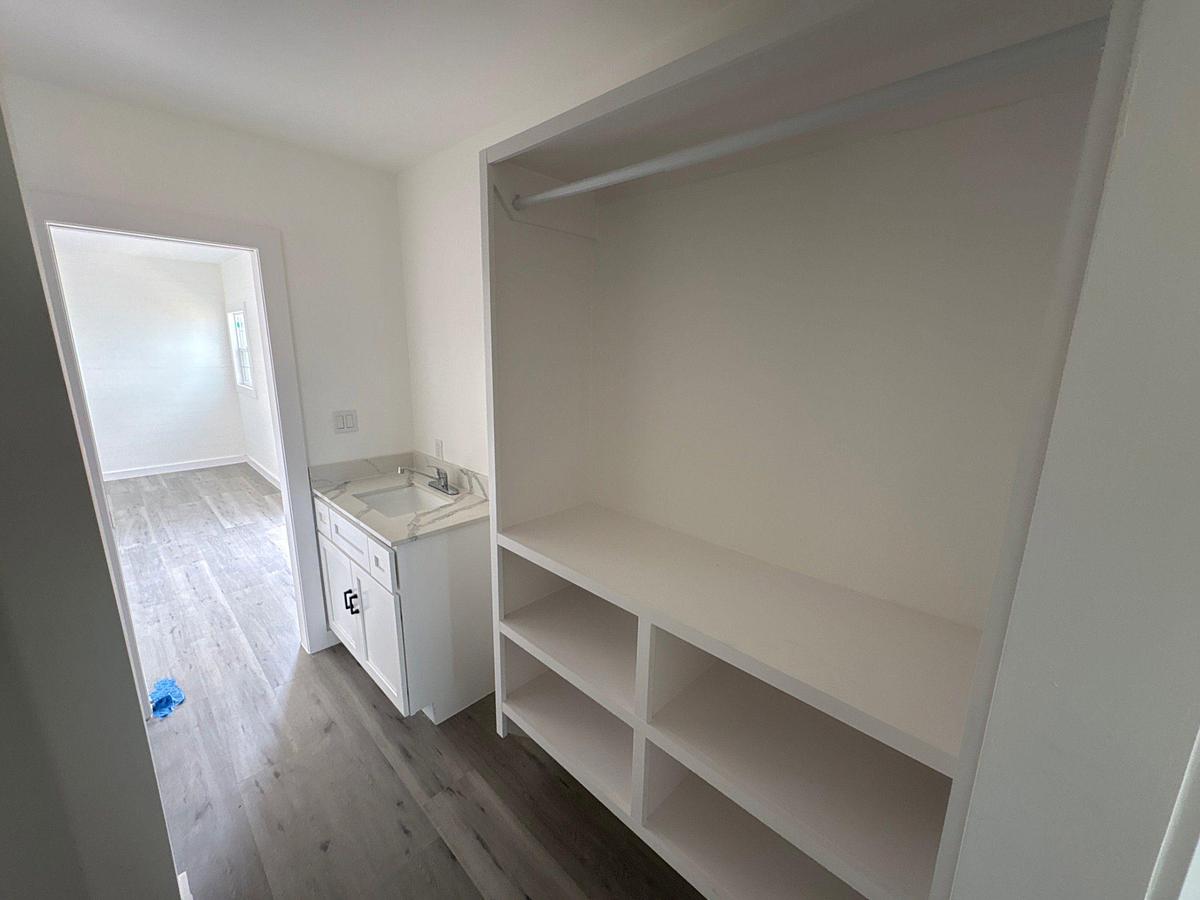 Used 40’ x 8’ x 9’6” sea container converted into living quarters