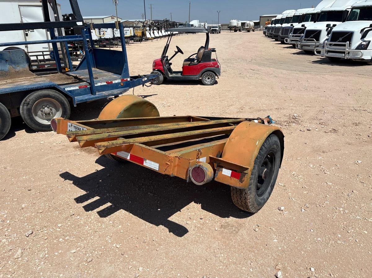 Used SHOPBUILT 10’ x 50” s/a bumper pull tool transport trailer