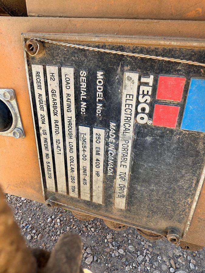 Used TESCO 250-TON EMI 400-HP (RECERT AUG. 2014)