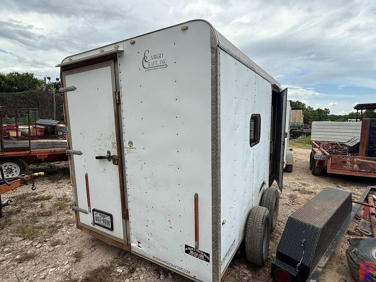 Used 2018 CARGO CRAFT 12’ T/A BUMPER PULL CREW / DOGHOUSE TRAILER