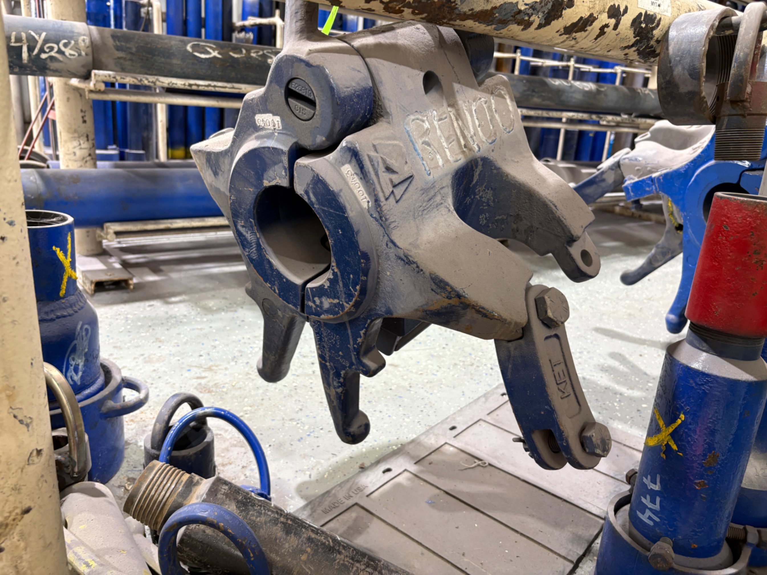 Used Keystone MG 2-3/8” 100 ton elevator