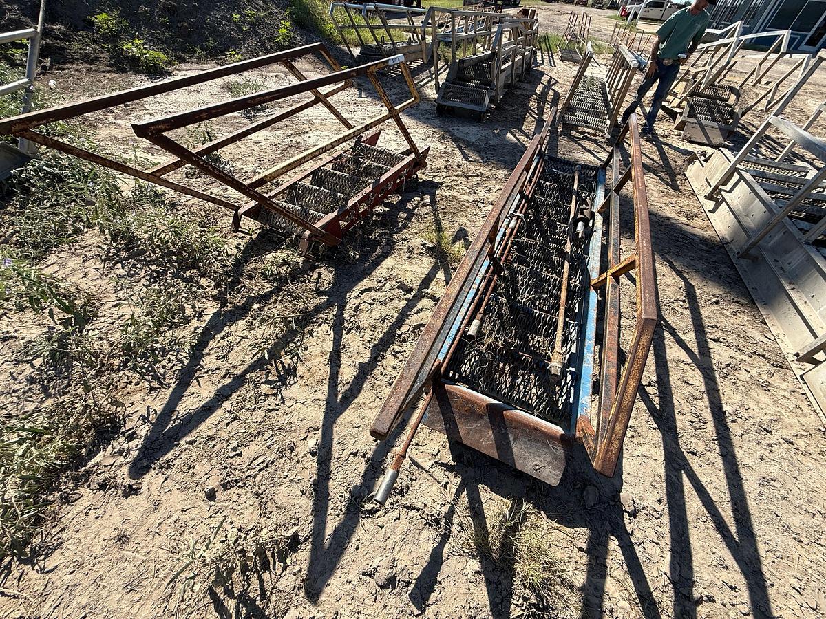 Used (2) 1-10’ & 1-7’ STEEL RIG LADDERS
