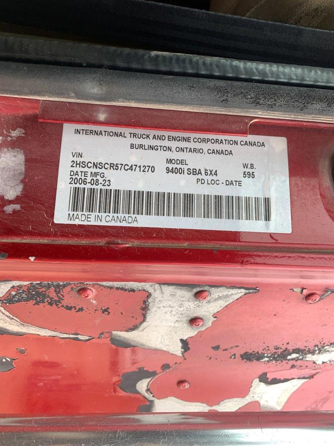 Used 2007 INTERNATIONAL 9400I Sleeper Truck