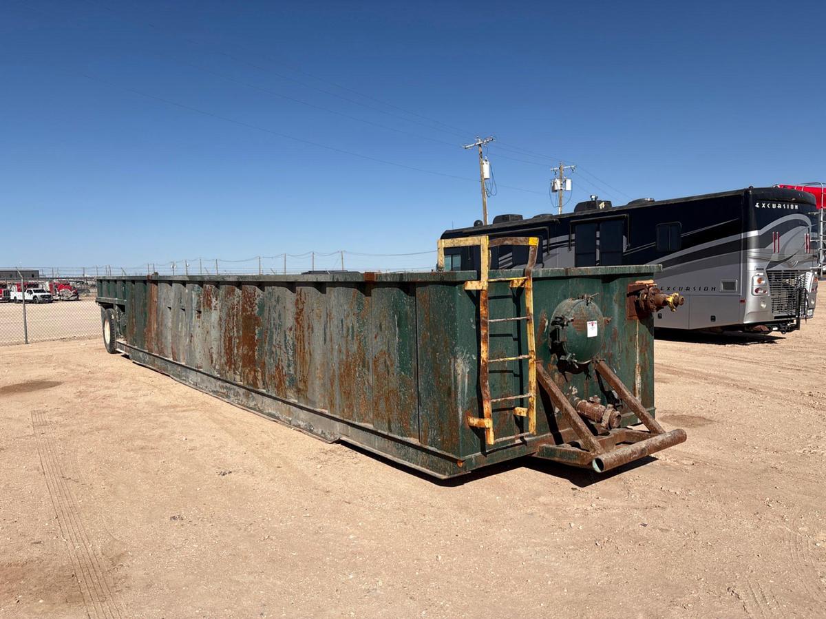 Used 44’ X 8.5’ S/A 250BBL OPEN TOP FLUID TANK