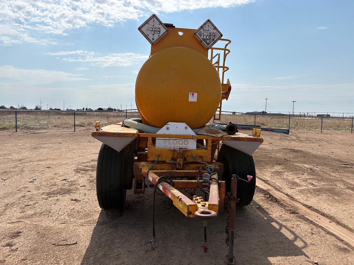 Used 2006 WADSWORTH 14’ X 5’ 1,500GALLON   T/A BUMPER PULL ACID TRANSPORT PUP TRAILER