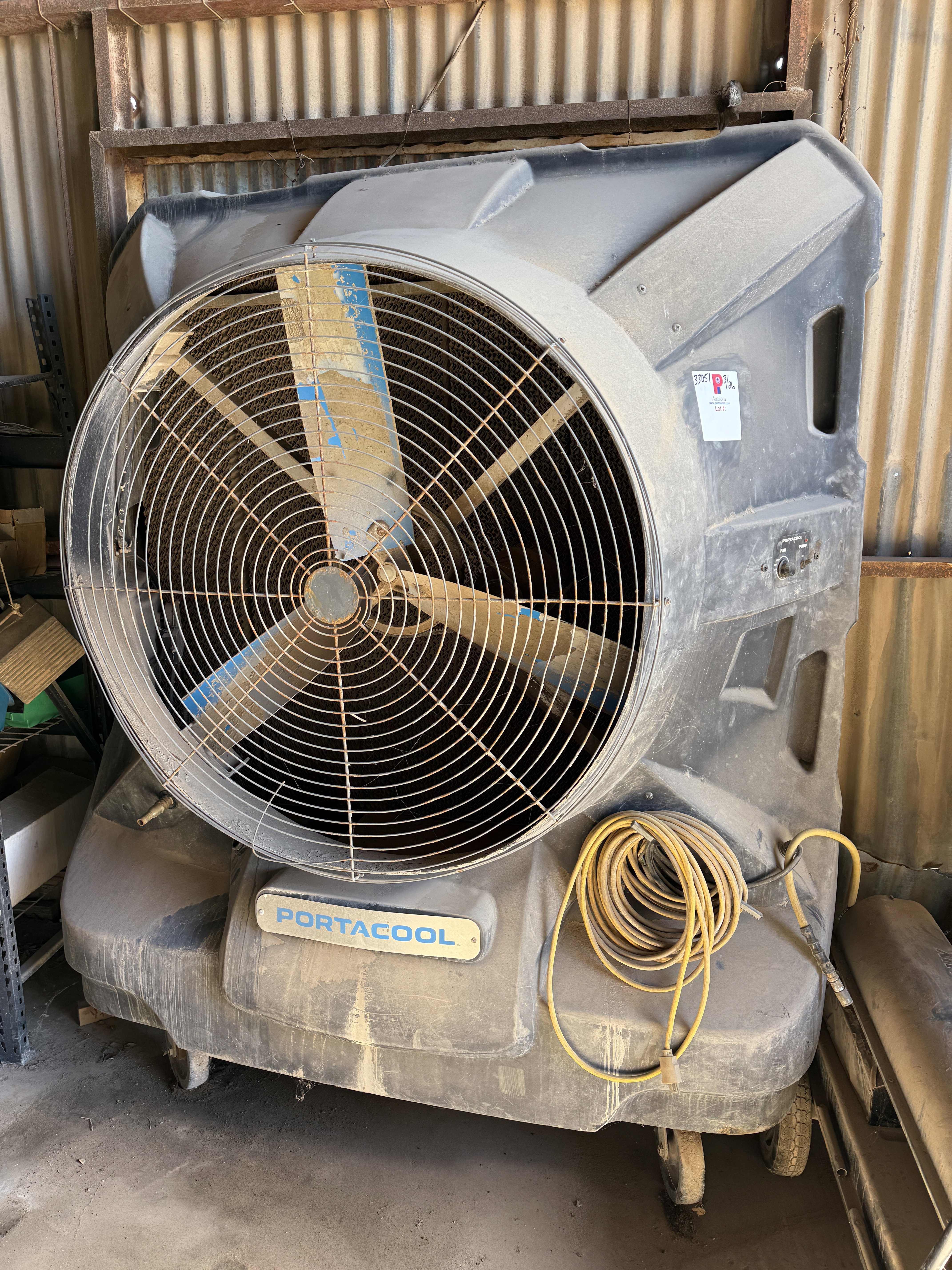 Used PORTACOOL JETSTREAM 270 120V/60HZ/15.2 AMPS 2 SPD SHOP FAN