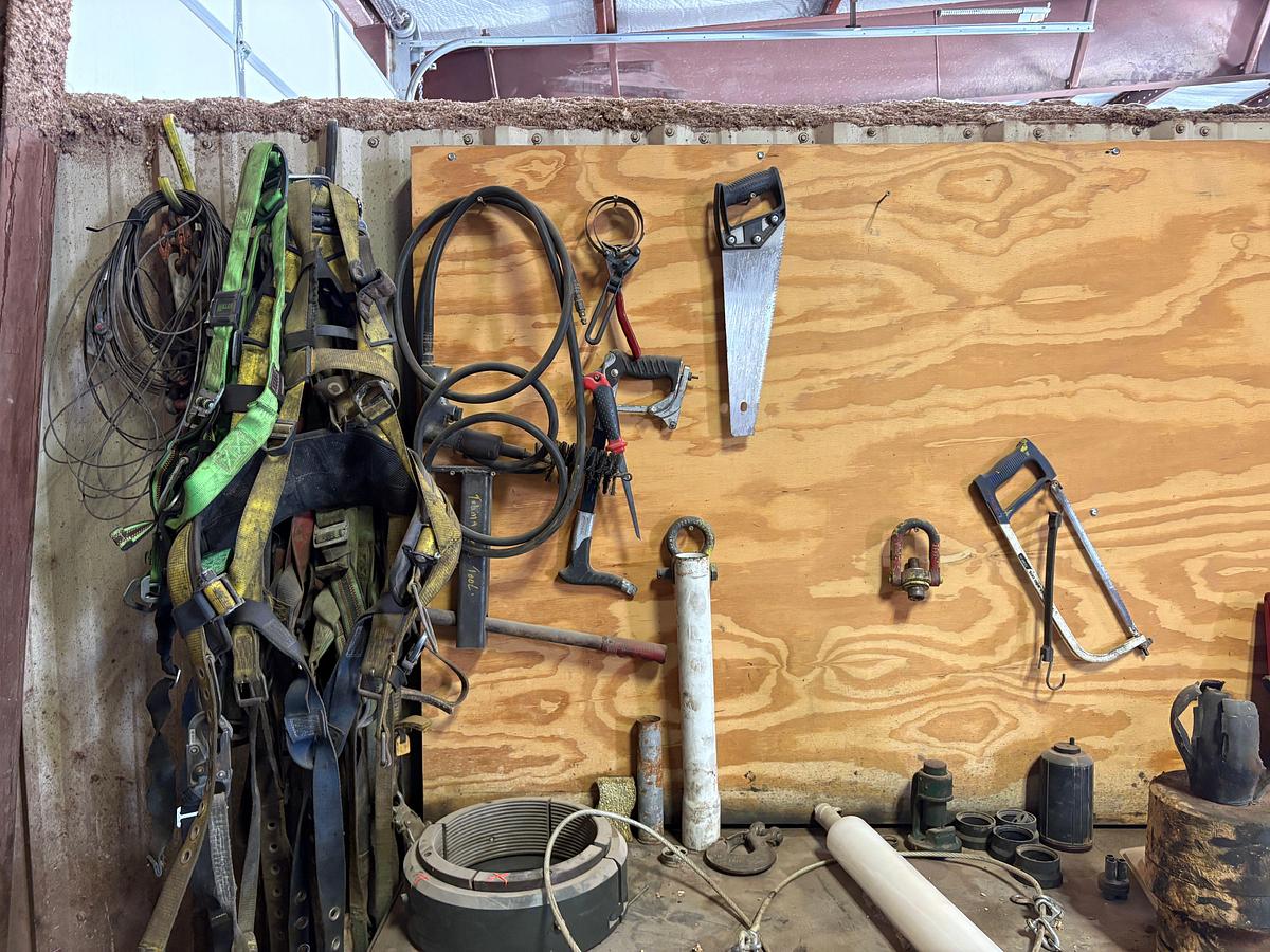 Used Large assortment of hand tools located in shop