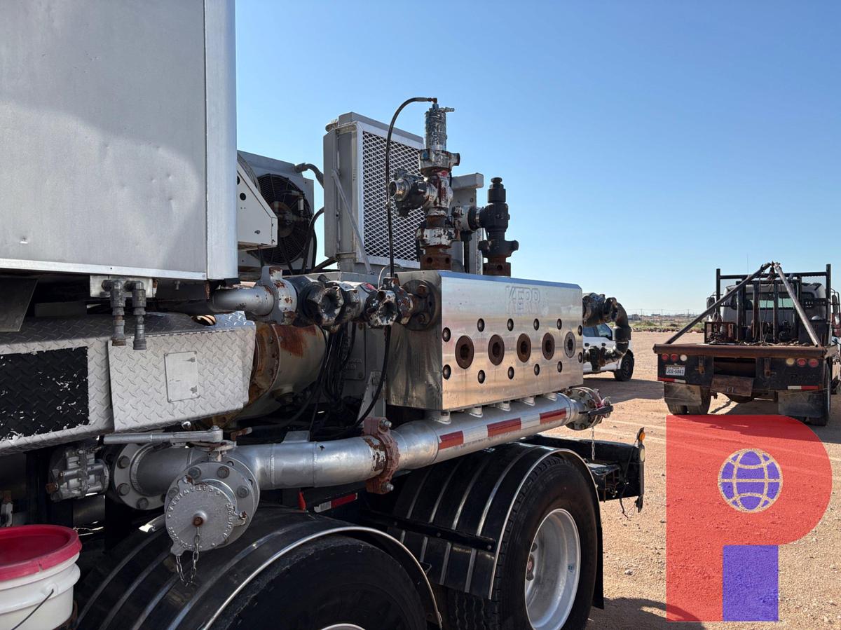 Used 2012 CRYOGENIC VESSEL ALTERNATIVES 3-AXLE 15K 2,000 HP DOUBLE PUMPER TRAILER