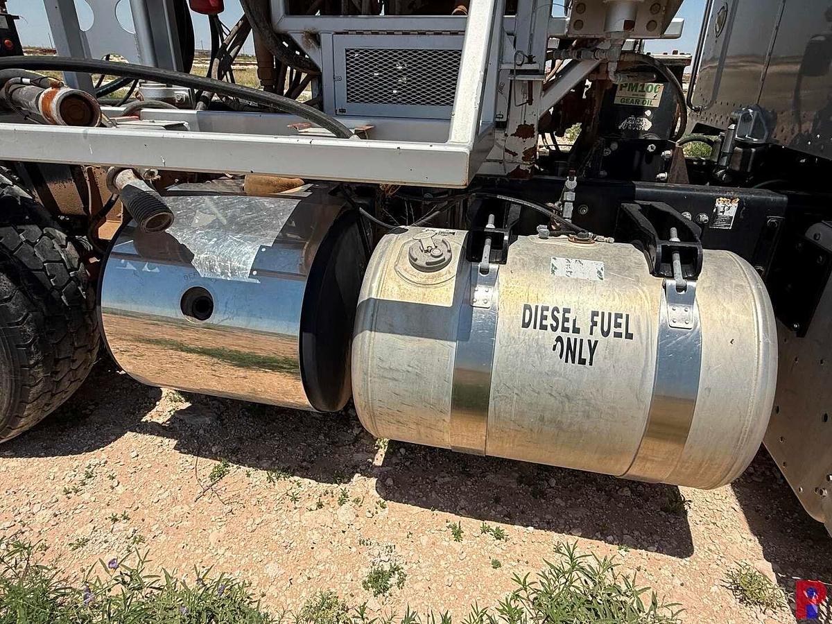 Used 2013 PETERBILT 367 QUAD AXLE COIL TUBING HAUL TRUCK (INOPERABLE)
