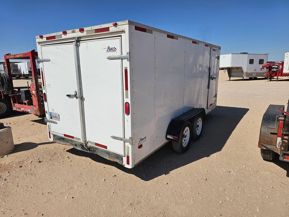 Used 2008 PACE AMERICAN 16’ X 7’ T/A BUMPER PULL ENCLOSED TRAILER
