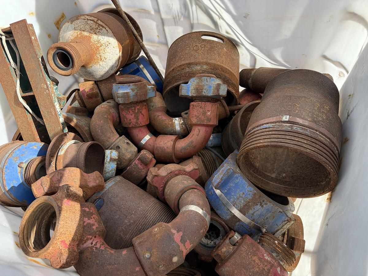 Used TOTE W/ CEMENT HEAD CONNS., CROSS OVERS, SUBS, & RELATED, SOME 2” FLOW IRON