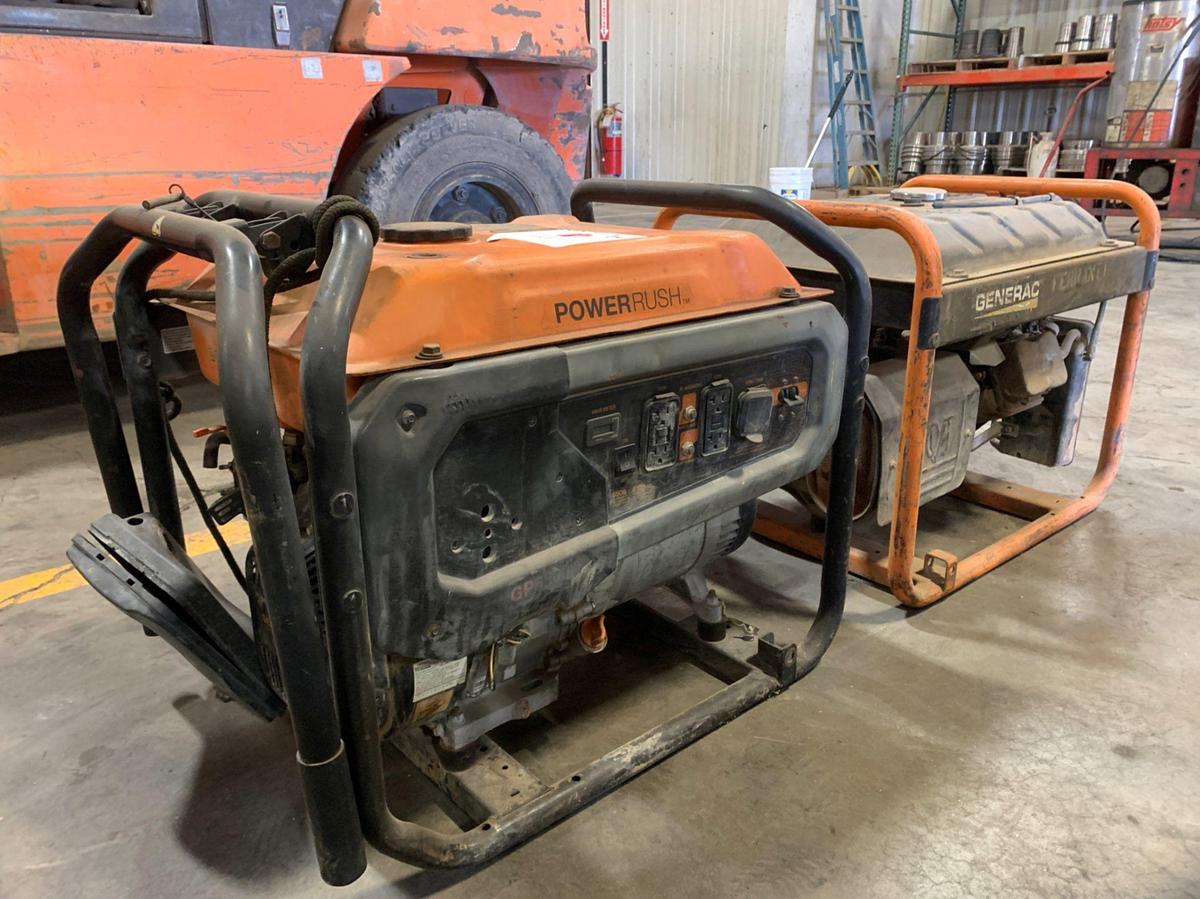 Used Generac GP 6500, and Generac GP 5500 Gas Generators