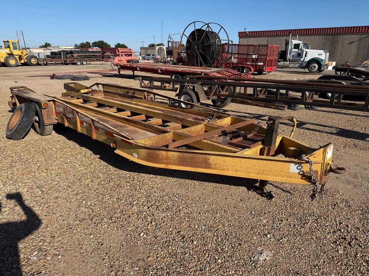 Used BELSHE INDUS. 28’ X 7’ T/A PH EQUIPMENT TRAILER