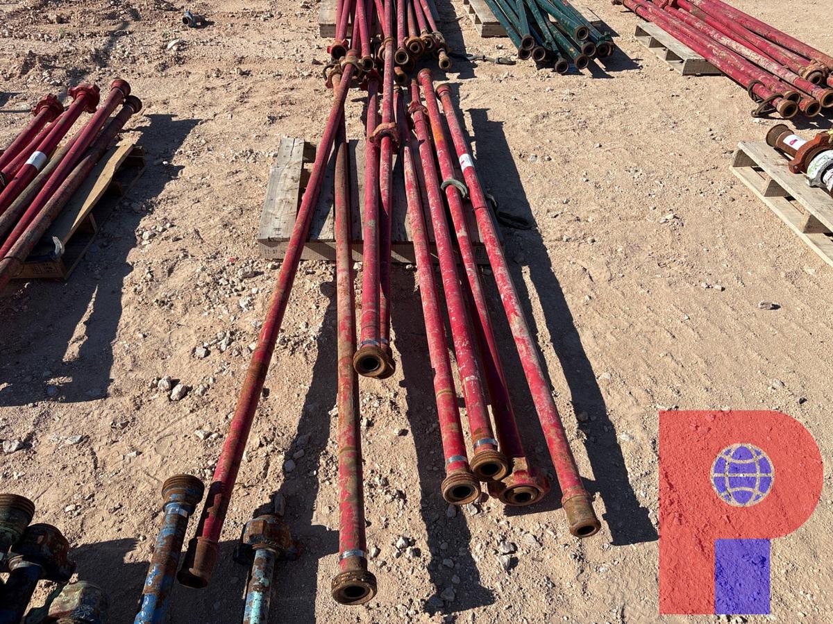 Used (8X$) (2 JTS) 2” X 12’ & (6 JTS) 2” X 10’ 1502 FLOW IRON W/ CURRENT 8/26 INSPECTION