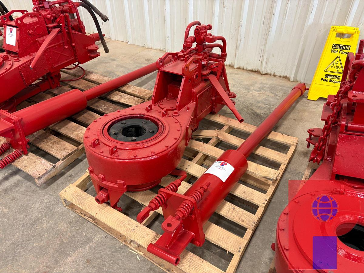 Used MODEL 58-93R HYDRAULIC TUBING TONG W/ 6’ HYD. LIFT CYLINDER