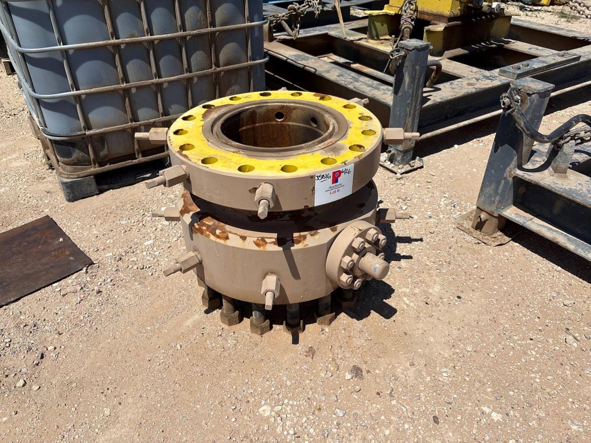 Used 13-5/8” x 18” multi bolt casing spool w/ 1-13/16” outlets