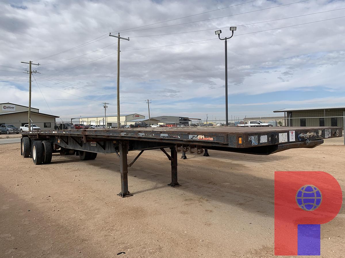 Used SHOP 48’ X 8’ T/A FLATBED TRAILER