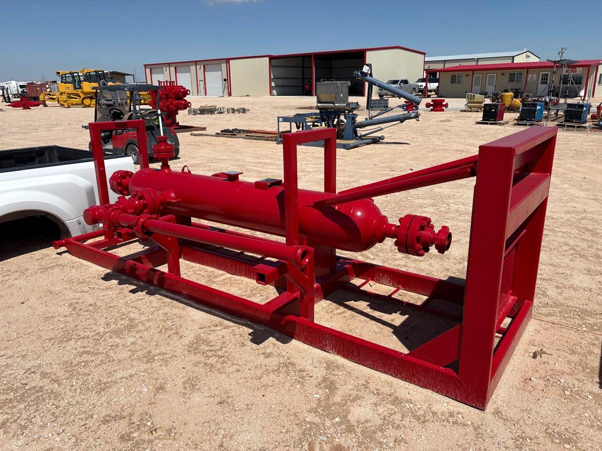 Used NTPV 16 X 96 10,000psi sand shark vertical separator