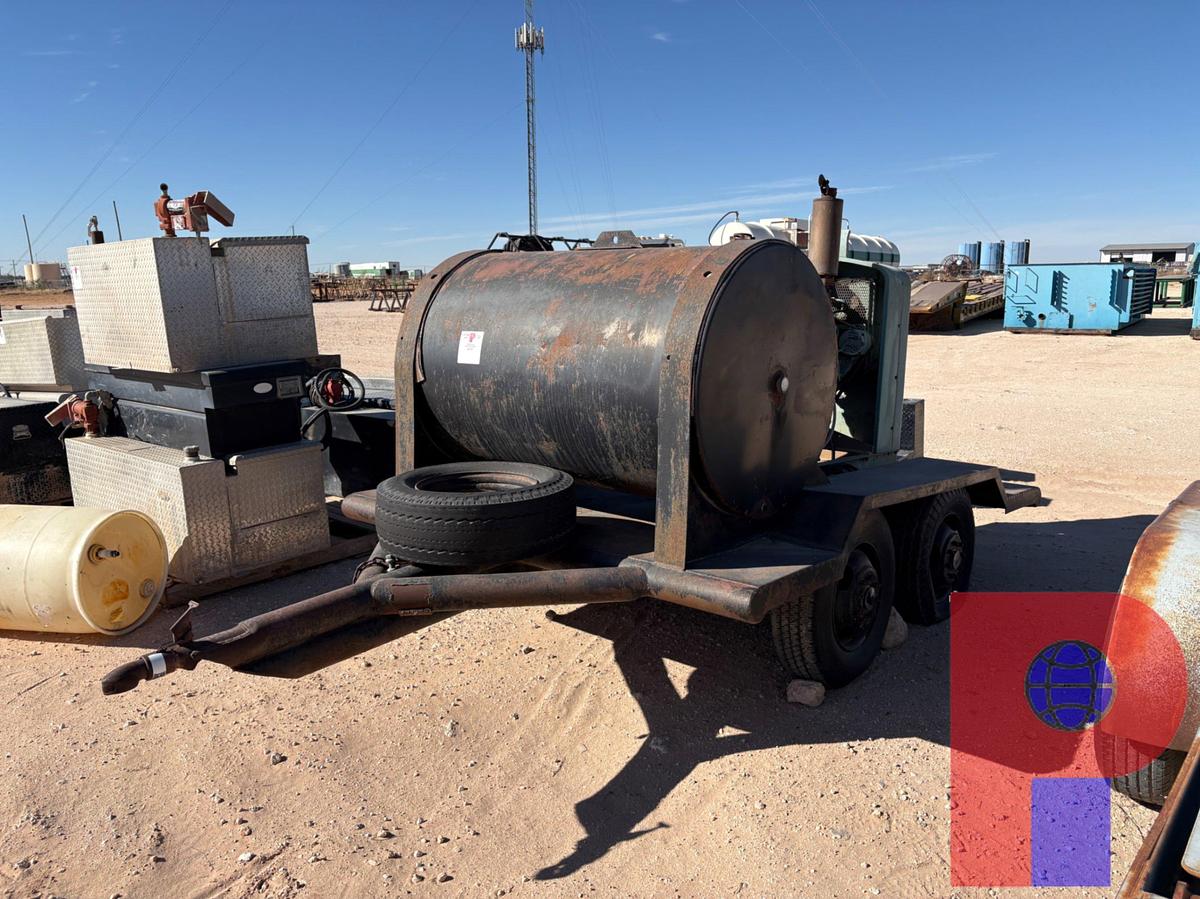 Used 30KW ELECTRIC GENERATOR MTD ON SHOPBUILT T/A BUMPER PULL TRAILER