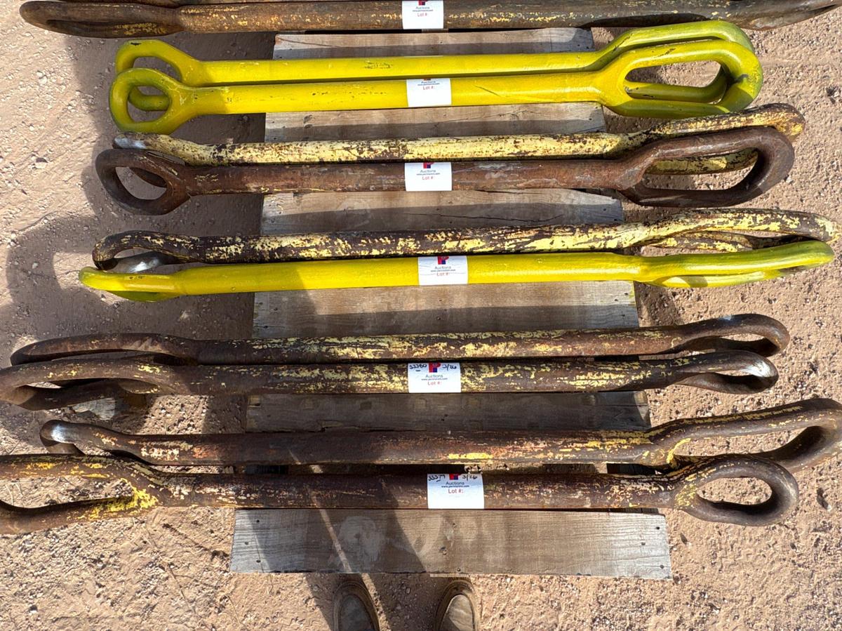 Used (2) 2” x 72” elevator links